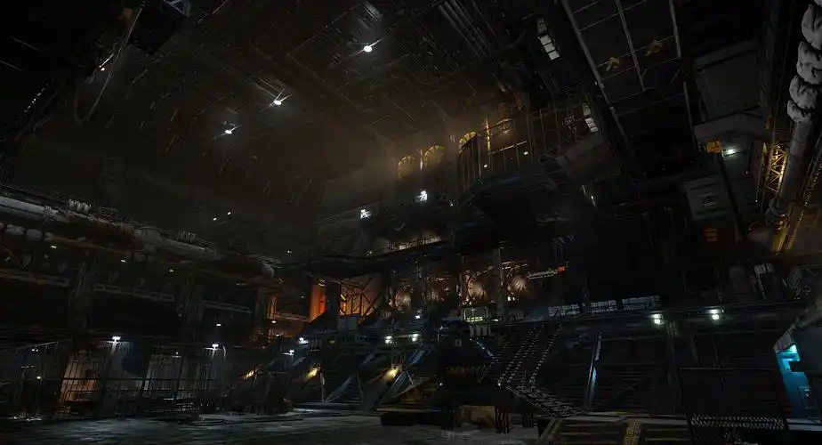 ue4科幻工厂地编设计练习