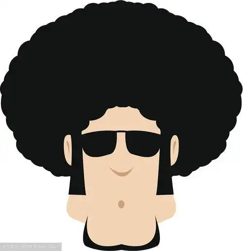 吃鸡黑人爆炸头头像