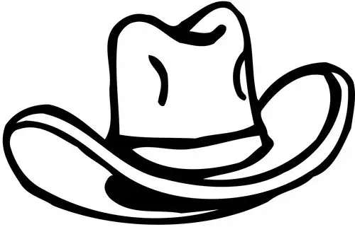 cowboy hat cartoon