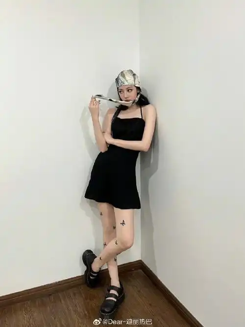 迪丽热巴头巾造型好酷##迪丽热巴头顶大白菜