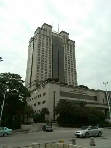 厚街镇  从农村到城市,旧貌变新颜.  喜来登大酒店