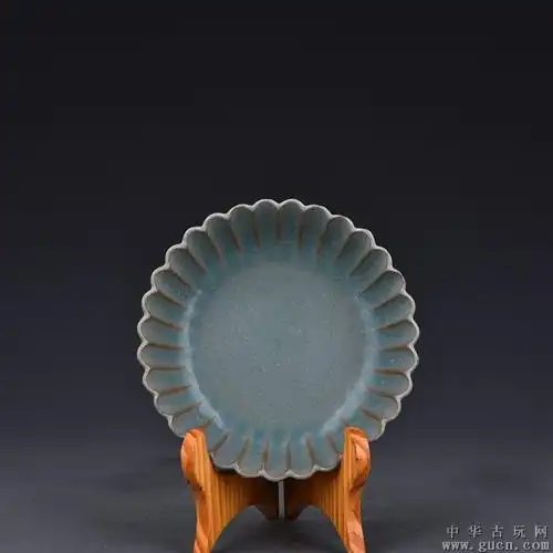 宋汝窑天青釉葵口洗 - 中华古玩网 - 古董收藏,古玩收藏,古玩鉴定