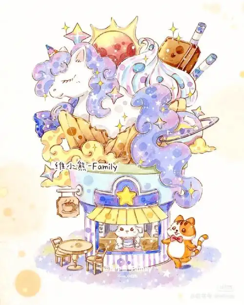 水彩临摹附过程