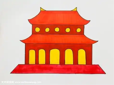 故宫图片简笔画故宫图片简笔画儿童
