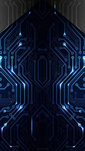电子电路手机锁屏壁纸