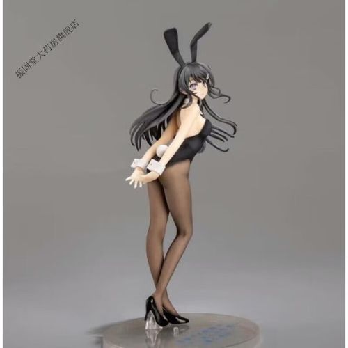 大胸长腿美女黑丝卡通动漫青春期樱岛麻衣兔女郎少女人形玩偶 樱岛