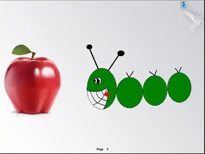 中班音乐游戏《毛毛虫啃苹果》111_3ppt