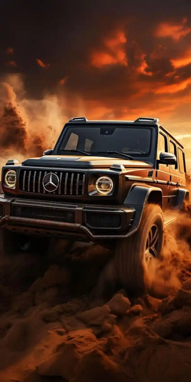 适配全面屏手机锁屏界面壁纸,下载见评论区 奔驰大g 大g 奔驰 汽车