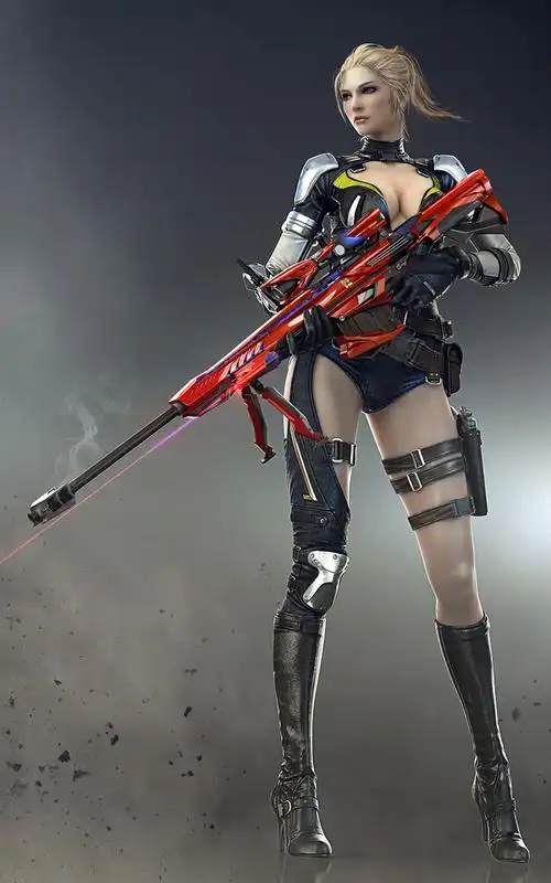 cf审判者灵魂武者手持巴雷特极光