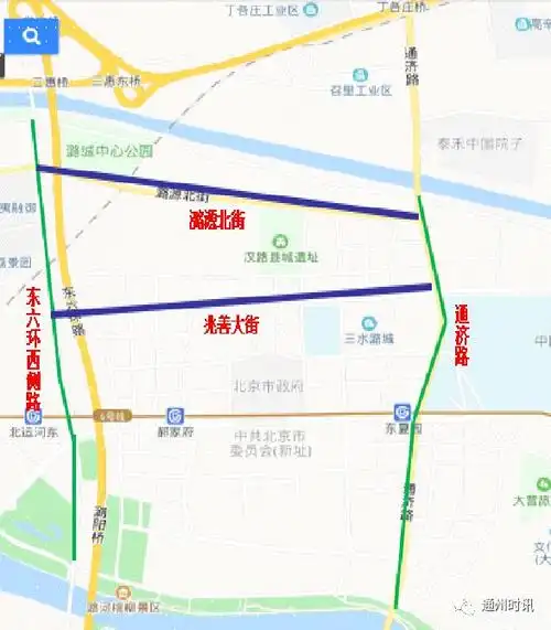 2021通州限行规定及区域范围图