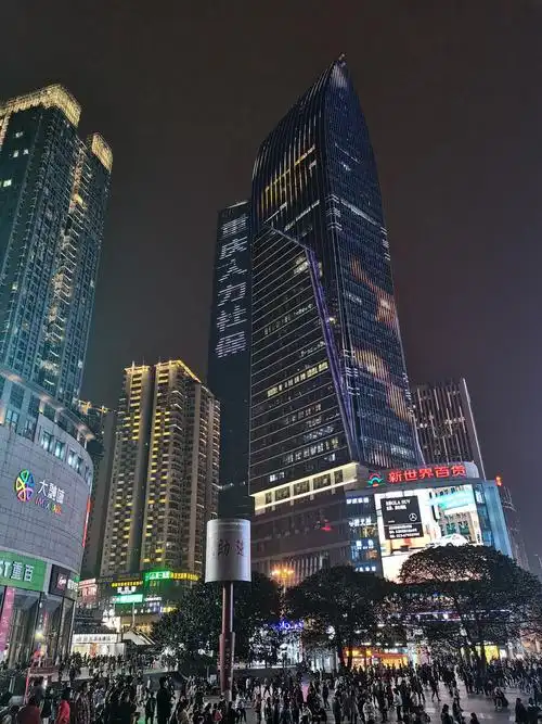 夜街重庆观音桥夜景