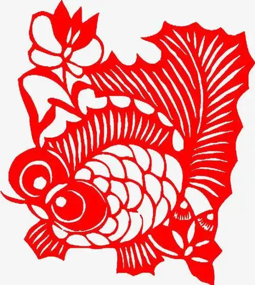 有关鱼的剪纸图 手工剪纸图片大全简单-普车都