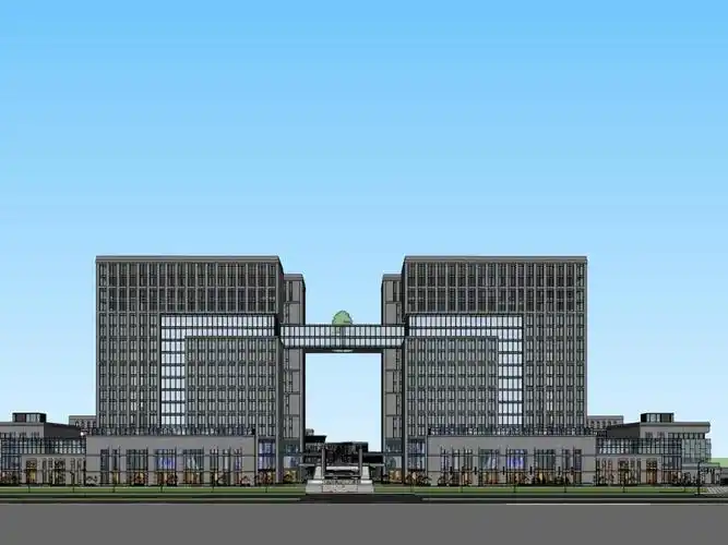 公共建筑[6710] 办公楼,现代主义风格,4层 资料编号:su_model_public