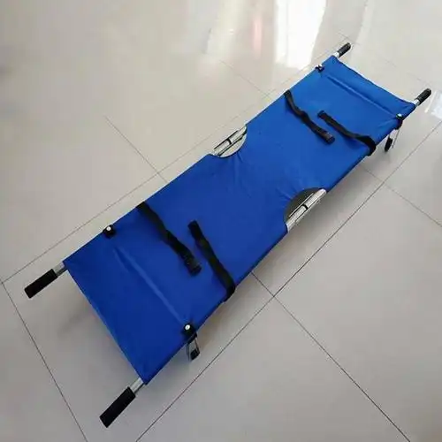 智盾科技zdc1折叠救援担架图片 二折折叠救援担架 铝合金折叠救援担架
