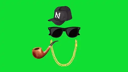 大金链子烟斗墨镜项链帽视频mp4格式_【高清无水印】时尚素材下载