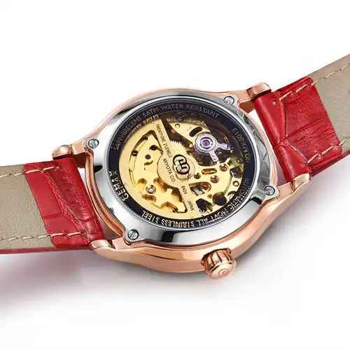 gemax格玛仕正品防水自动机械手表女士时尚品牌腕表mx8077