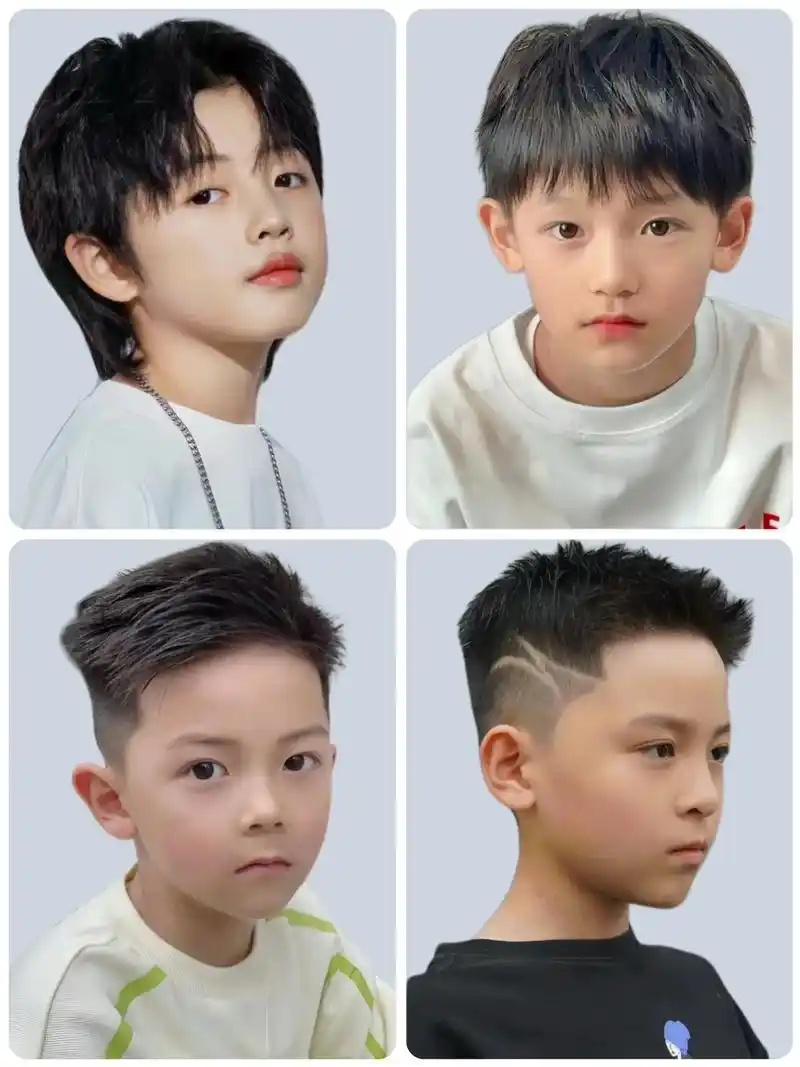 夏天到了,适合男童的清爽帅气发型来啦!麻麻们,家里有儿子的可 - 抖音