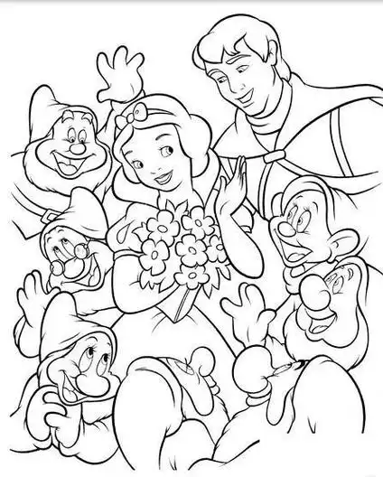 手绘迪士尼卡通人物简笔画