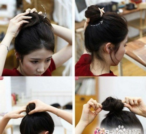 怎样扎简单好看的丸子头
