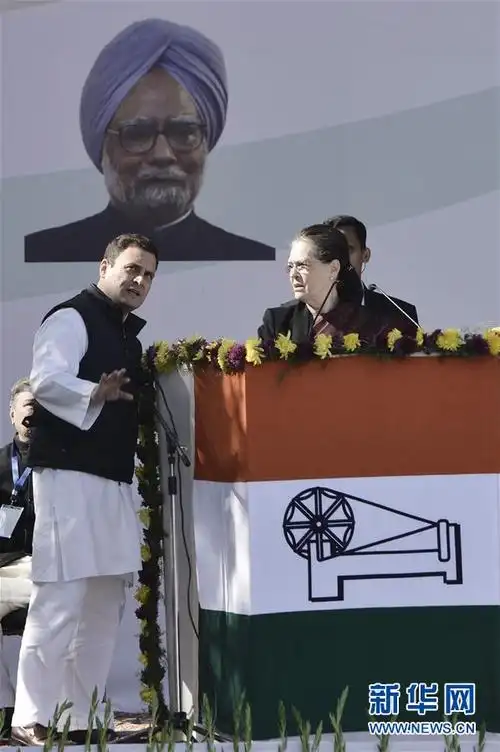 拉胡尔·甘地就任印度国大党主席