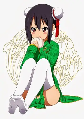 二次元动漫旗袍装少女