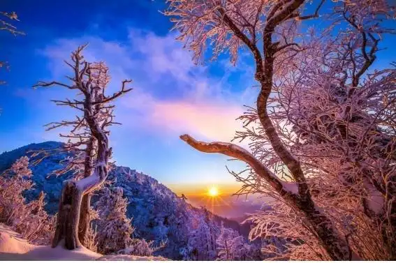 智异山天王峰日出景点