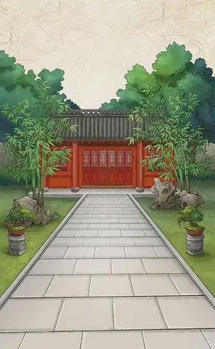 美的天一阁明州院子h5动画素材