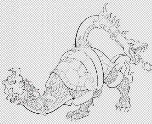 碧原铁甲玄武简笔画