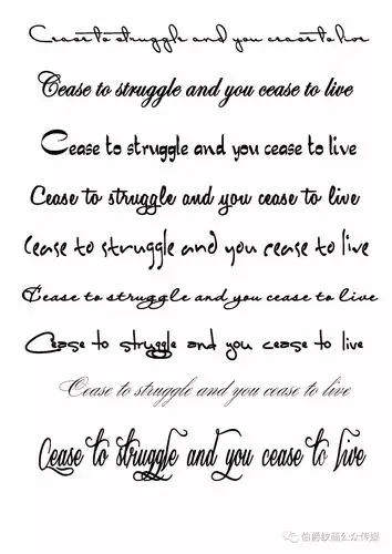 适合纹在手腕上的纹身英文句子励志10