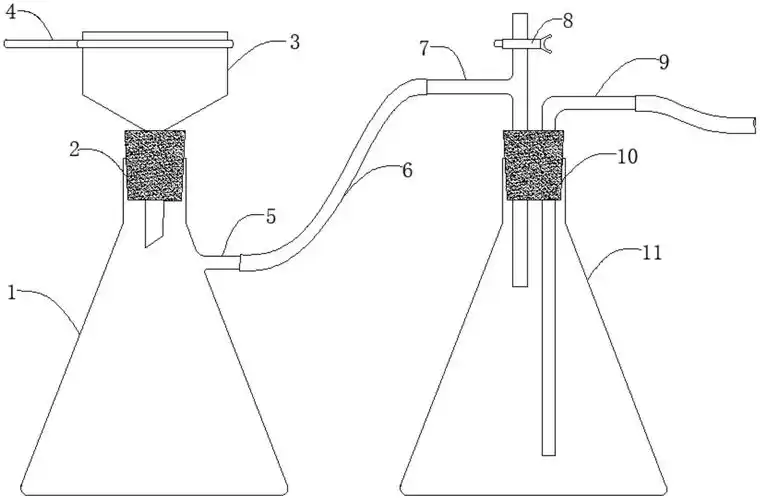 一种制备帕博西林关键中间体的抽滤装置