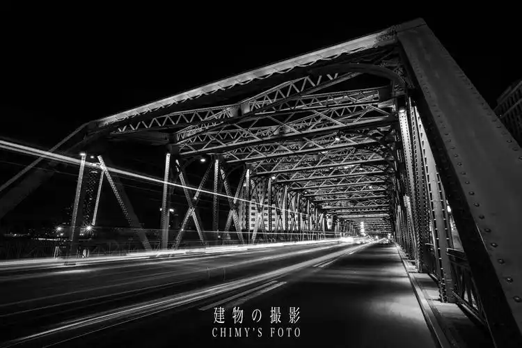 黑白外滩建筑群.