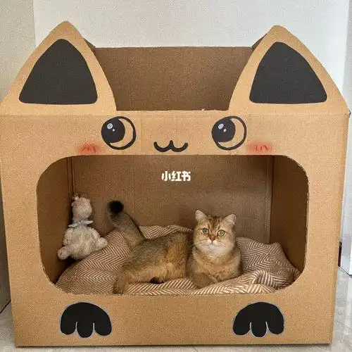 93猫猫产房 纸箱自制diy94