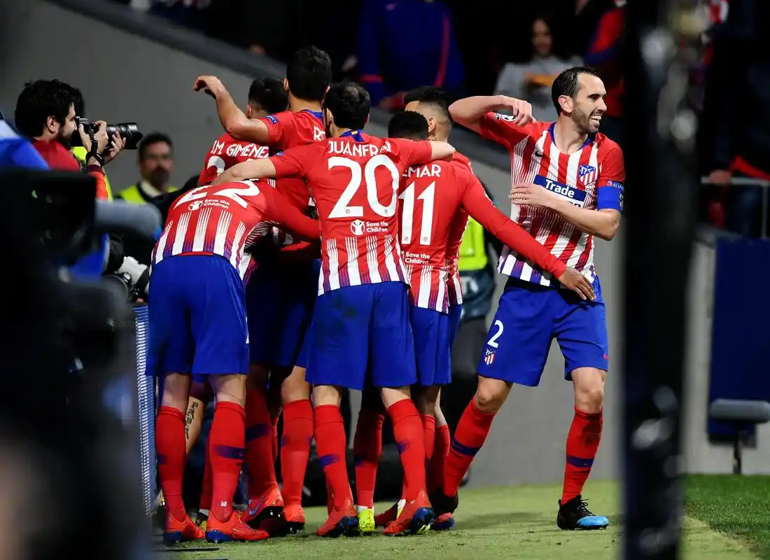 足球——欧冠:马德里竞技战胜尤文图斯