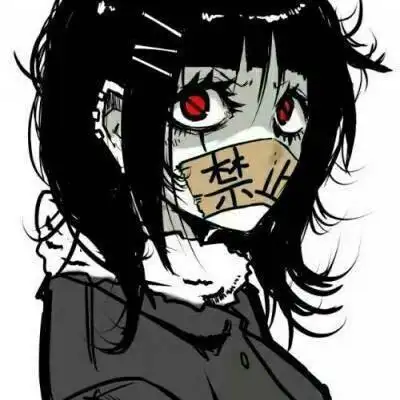 自残带血的二次元头像很恐怖