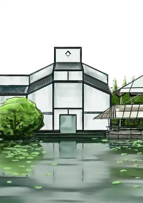 procreate苏州博物馆写生速涂ipad写生