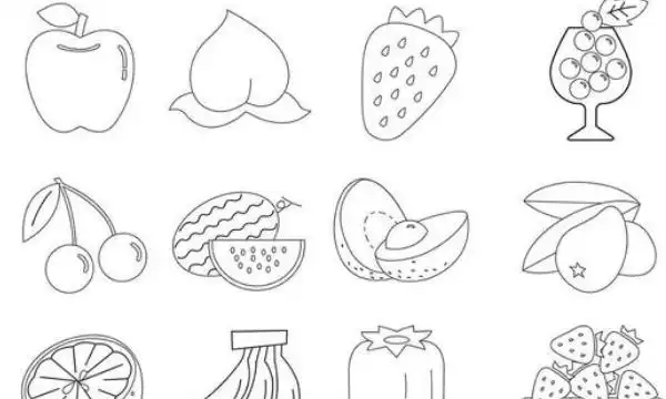 水果的简笔画怎么画简要简单的小班