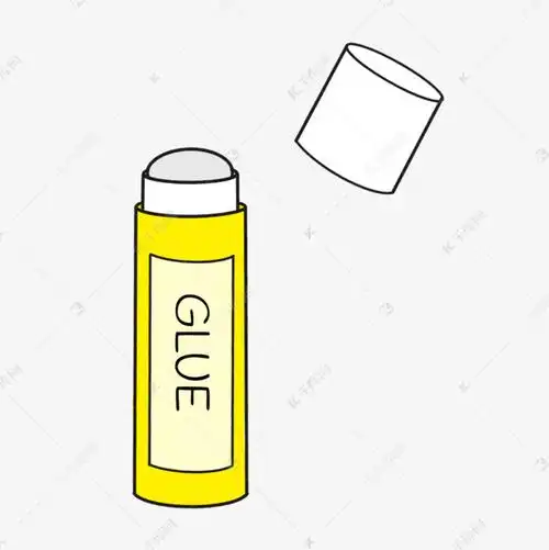 黄色胶棒剪贴画