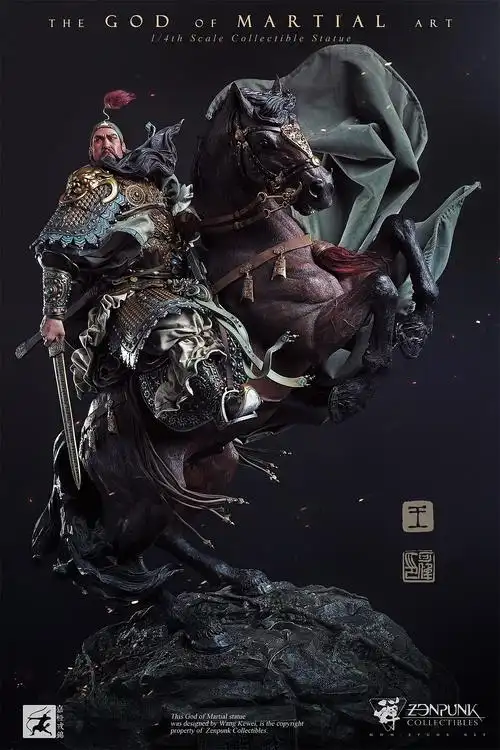 禅朋克|王可伟授权《武圣关公》传奇级1/4独家版雕像