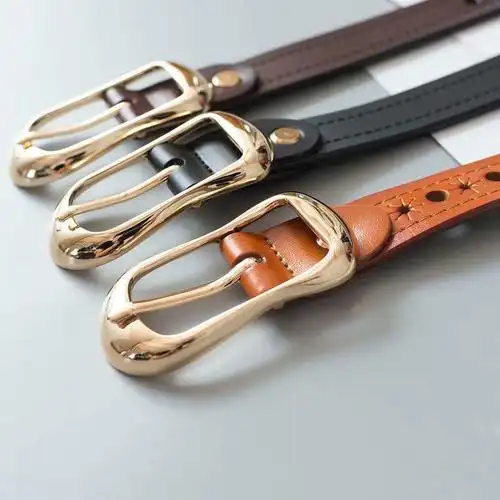 西班牙简约皮带学生百搭女腰带