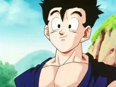 比迪丽的舞空术入门》中的【比迪丽】与【孙悟饭】人物头部特写画面