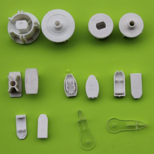 窗帘卷帘柔纱帘铝百叶窗帘配件塑料堵头下杆封口扣子塞冒辅料零件