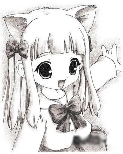 动漫铅笔画汇编_儿童画_亲子图库_太平洋亲子网