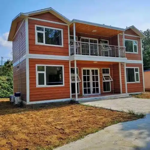 创城农村集成房屋可移动现代风别墅高档咖啡厅现代风别墅