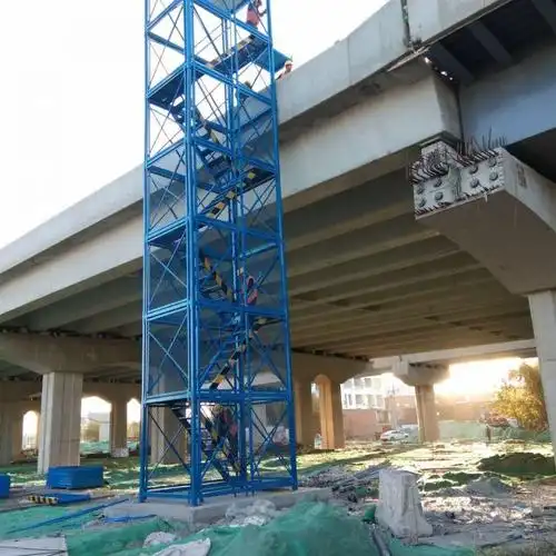 通施工安全爬梯厂家直销箱式安全梯笼建筑安全梯笼组合框架式安全爬梯