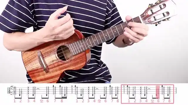 火影忍者op青鸟尤克里里指弹教学by趣弹音乐