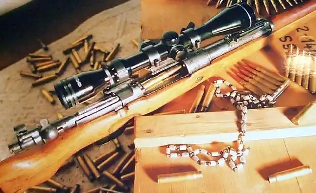 毛瑟kar98k狙击步枪绝地求生中最常见的狙击步枪宝刀未老