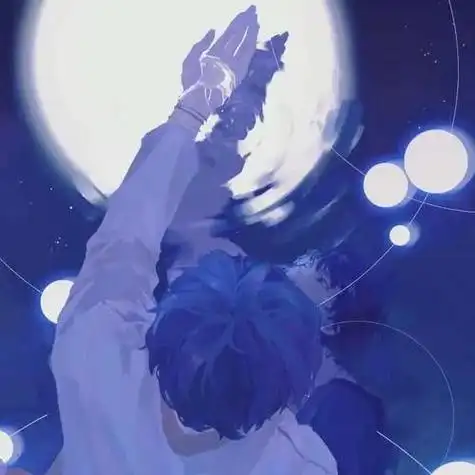 动漫头像帅气冷酷蓝色