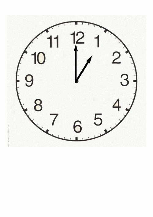 认识时钟教学图片doc12页