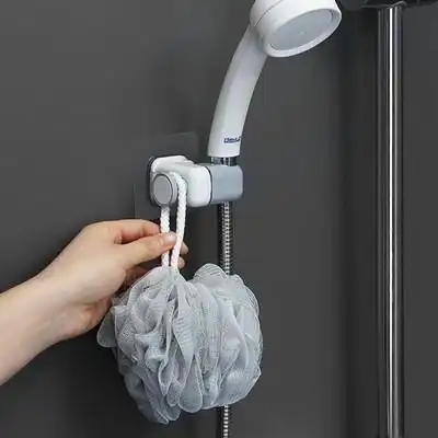 免打孔固定底座淋浴喷头挂座大花洒支架淋雨莲蓬头浴室淋浴器配件