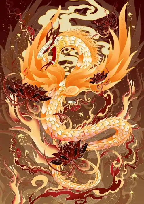 腾蛇出自《山海经·中山经》,是与勾陈并列的神兽,位居四象之下.